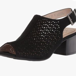 LifeStride Relay 2 Black Ballet sandal soft system Size 10